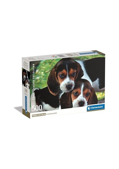 500 Parça Yüksek Kaliteli Puzzle Close Together Compact Box