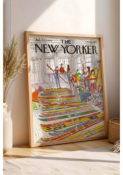 The New Yorker Çerçeveli Tablo January 21 1980
