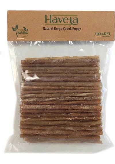 Haveta Burgu Çubuk Puppy Naturel 100 Adet