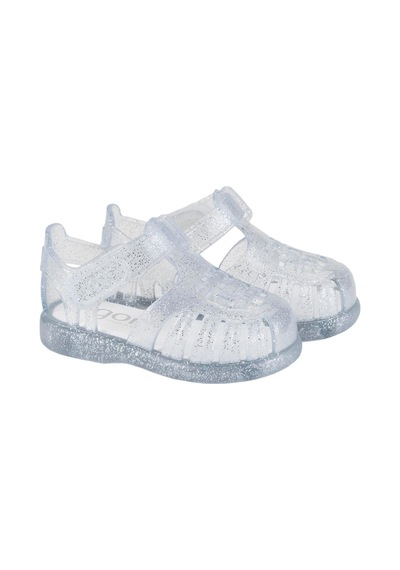 Igor Tobby Gloss Glitter S10308 Çocuk Sandalet 091 Tr. Transparente Glitter