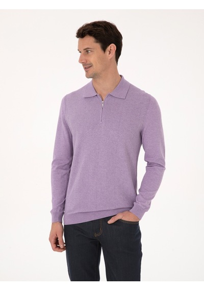 Cacharel Mor Regular Fit Kazak Pembe