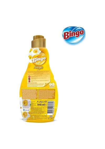 Soft Konsantre Çamaşır Yumuşatıcısı Nergis 4 x 1440 ML