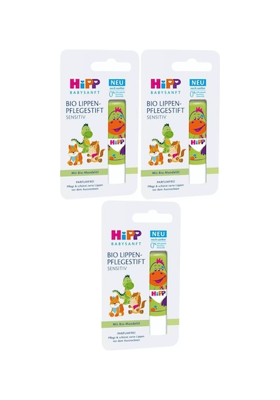 Hipp Babysanft Organik Dudak Nemlendiricisi 4.8gr 3 Lü Set