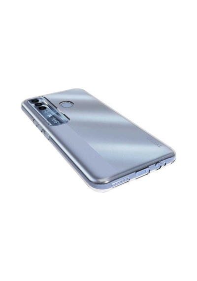 Tecno Spark 7 Pro Kılıf Zore Süper Silikon Kapak Renksiz