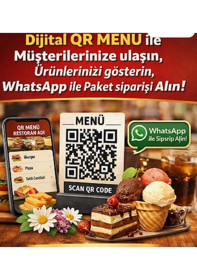 Qr Menü Yazılımı Dijital Lisans - Restoran Kafe Otel İçin Karekod Dijital Menü & Otomasyon Sistemi Qr Qr Menu Dijital Karekod Online Restoran Kafe Menü