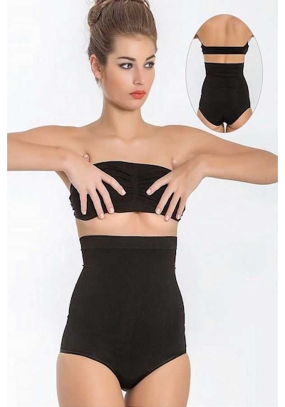 2'Li Paket Miss Fit 33641 Parlak Mideli Slip Korse