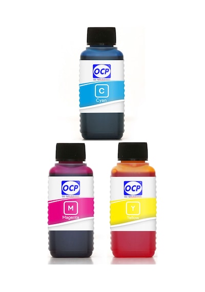 OCP HP Photosmart 375B Uyumlu Yazıcı Mürekkep Seti 100ml 3 Renk