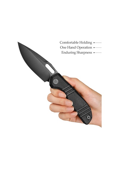 Trivisa Gecko-bm Liner Lock Mikarta Sap 14c28n Çelik Kamp Çakı Jm04-bm-14