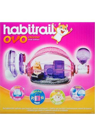 Habitrail Ovo Home Hamster Kafesi Pembe