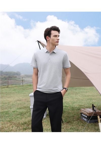 New Performance Premium Polo T-shirt %55,5 Polyester %40,9 Pamuk %3,6 Dut İpeği Gri