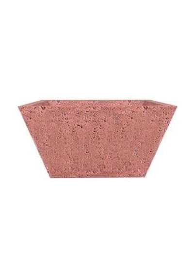 Nuano Consept Royal Serisi Yuvarlak Saksı Kiremit 50x50