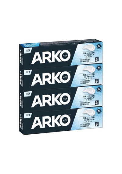 Arko Men Cool Tıraş Kremi 4x90 Gr