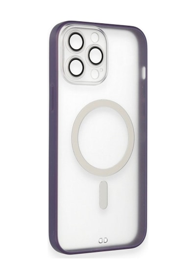 Apple iPhone Uyumlu 14 Pro Kılıf Grand Magneticsafe Kapak - Mor Bz8683140481339