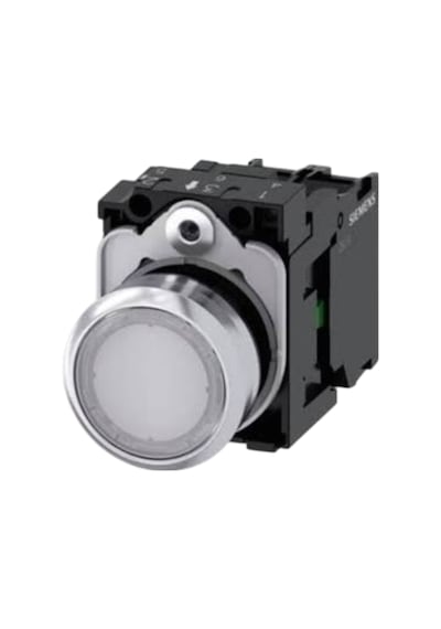 Siemens 3sb6116-0db60-1ba0 - 22mm Led'li Plastik Buton Beyaz 230v Ac