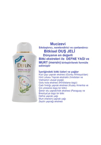 Deflin Nemlendirici Canlandırıcı Duş Jeli 300 ML