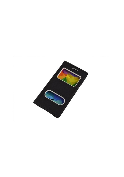 Jopus G3 Stylus/d690 İle Uyumlu Suni Deri Kk-147 Kapaklı Koruma Kılıfı Siyah