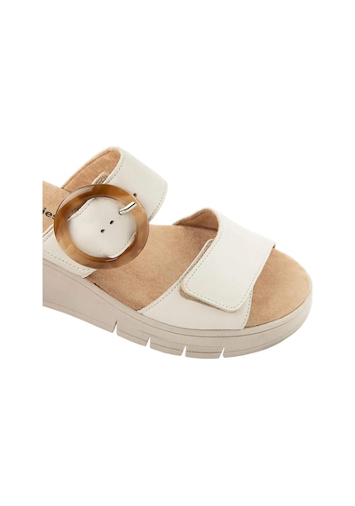 Hush Puppies Pigem 625207 Hakiki Deri Kadın Terlik Krem Krem