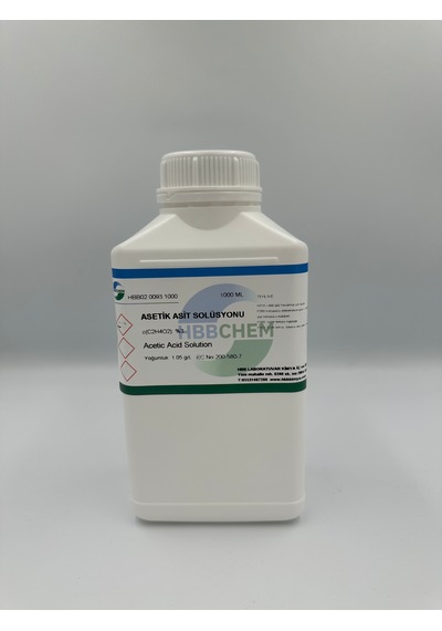 Asetik Asit Solüsyonu %3 1 Litre