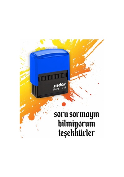 Soru Sormayın Bilmiyorum Teşekkürler Özel Tasarım Siyah Kaşe Diğer