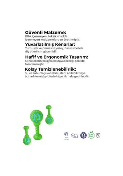 Kiki Marakas Çıngırak 1910 - Yeşil KIKI.013 Diğer