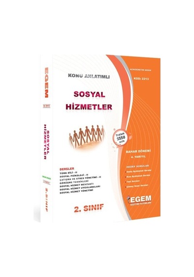 Egem Aöf Anadolu Sosyal Hizmetler 2. Sınıf Konu/soru Seti