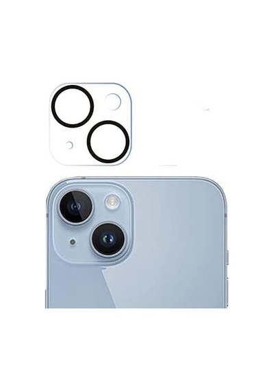 İphone 14 Ve 14 Plus Uyumlu Kamera Lens Koruyucu Temperli Cam Kamera Koruyucu 9h Sertlik Hd Şeffaf Kamera Lens Kapağı Cam Film