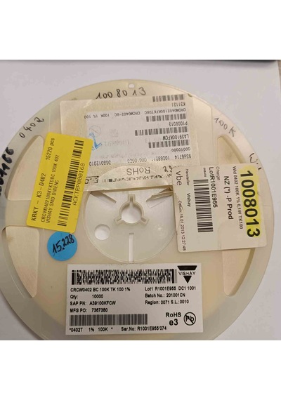 Crcw0402100kfktdbc 100k 402 Vıshay Smd Direnç 750 Adet