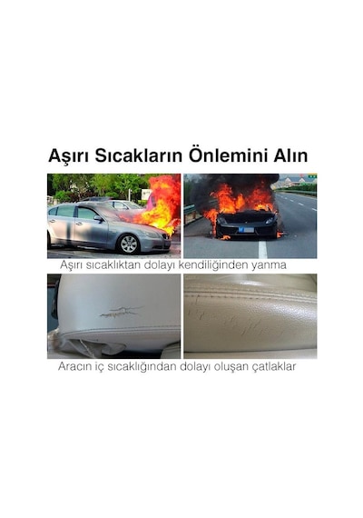 Polham 142x67 Cm Universal Araç İçi Ön Cam Güneş Koruyucu Branda, Sedan, Suv Ve Hatchback Uyumlu