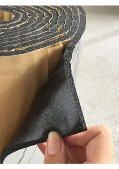 Folyolu Kauçuk Sünger 15cmx10metre 9mm Yapışkanlı Araç Oto S Tdrtr