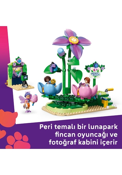 LEGO® Friends Dönen Çiçek ve Peri Fincanı 42702 - 7 Yaş ve Üzeri için Çocuklar 3 Mini Bebek İçeren Oyuncak Yapım Seti (321 Parça)