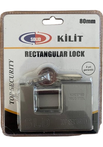 80 MM Kayar Milli Yandan Kilit "solid"