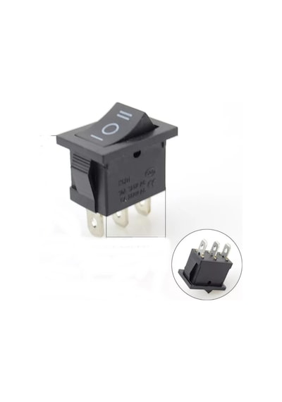 Lpg Anahtarı Ic-123 Mini Işıksız Anahtar On-Off-On 3 Bacaklı 25 Adet