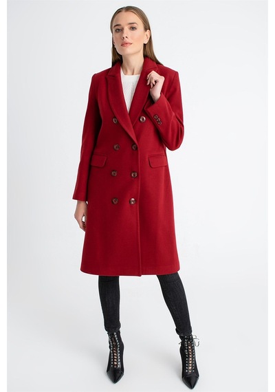 Z6620 Dewberry Bayan Palto-bordo