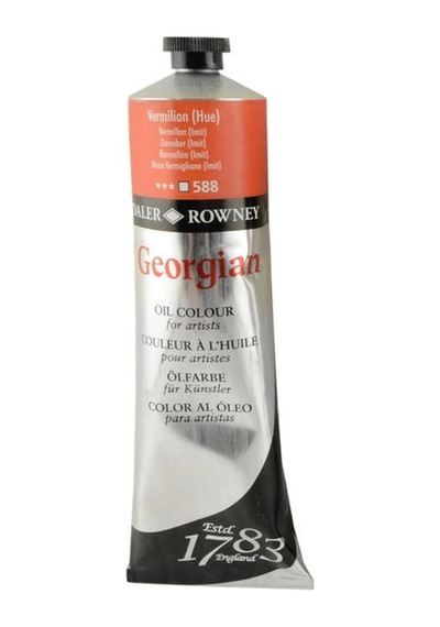 Daler Rowney Georgian Yağlı Boya 225Ml - N:588 Vermilion