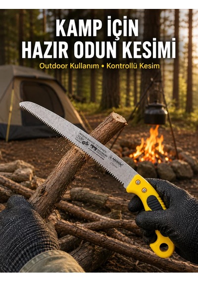 El Tipi Bahçe Bıçkısı Dayanıklı Çelik Kesim Testeresi