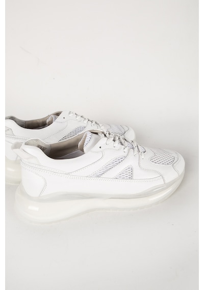 Marcomen 17408 Gerçek Deri Erkek Sneaker Beyaz