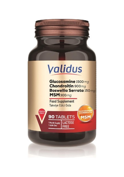 Validus Glucosamine + Chondroitin + Msm 90 Tablet
