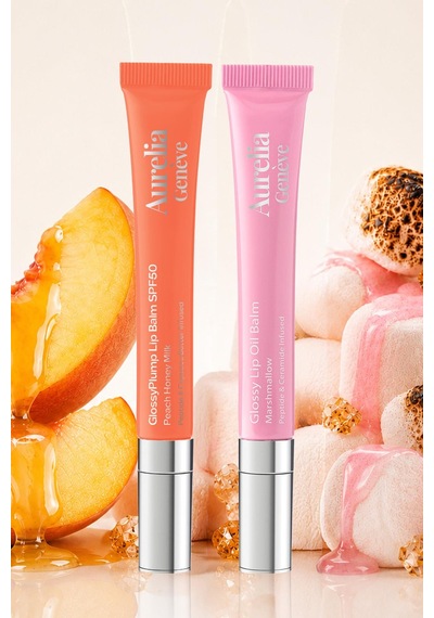 The Spf Layer Duo - Güneşten Koruyucu & Dolgunlaştırıcı, Nemlendirici Etkili İkili Lip Balm Seti Soft Pembe & Şeftalimsi Pembe