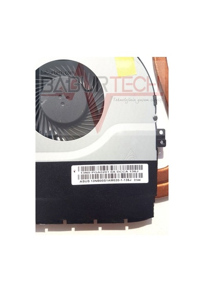 Asus Uyumlu X550 X550V Notebook Cpu Heatsink Cooling Fan Bakır