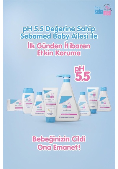 Sebamed Baby Ph 5.5 Göz Yakmayan Formül Nemlendirici Etkili Bebek Şampuanı  150 Ml