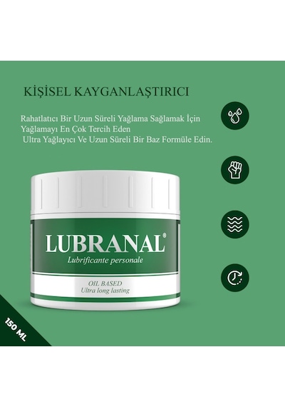 İntimateline Lubranal Yağ Bazlı 150 Ml Kayganlaştırıcı