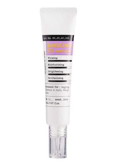 Derma Factory %5 Bakuchiol İçeren Elastikiyet Arttırıcı ve Cilt Düzenleyici Serum Derma Factory Bakhuciol Ampoule