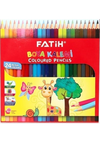 Fatih 24'lü Kuru Boya Çok Renkli