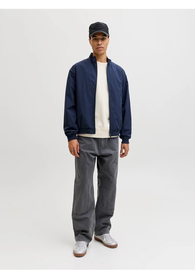 Jack & Jones Jack&jones Jjecharge Stand Collar Erkek Bomber Ceket 12288895 Lacivert