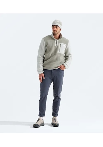The North Face Yumiori 1/4 Boy Fermuarlı Erkek Polar Sweatshirt Nf0a883ssm41 Taş