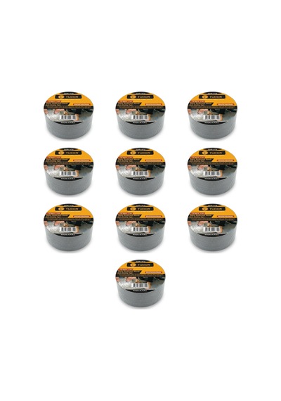 Tudor Tdr-372 Takviyeli Sakız İzolasyon Bandı Sızdırmaz Sakızlı Bant - 72 Mm X 2 Metre - 10 Adet