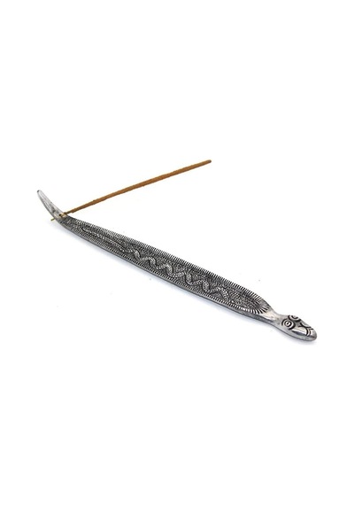 Metal Kayık Tütsülük Tütsülük Buhurdanlık 28x3 Cm