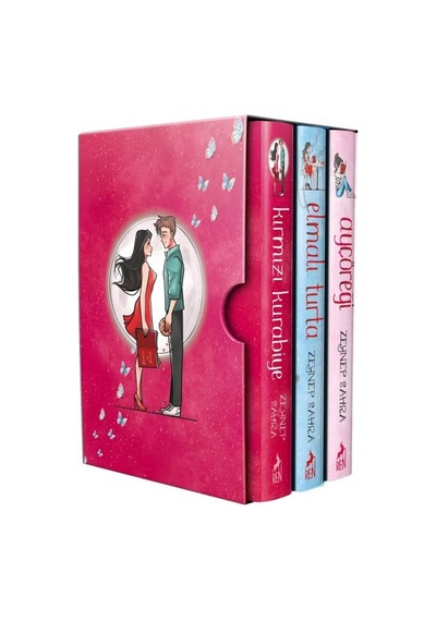 Ayçöreği - Elmalı Turta - Kırmızı Kurabiye (3 Kitap Takım) (Ciltl