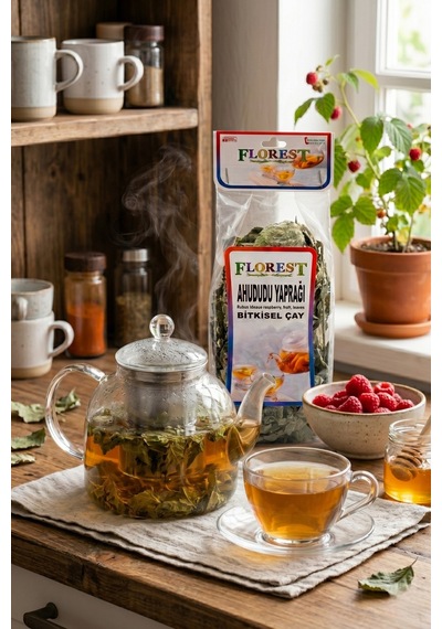 Ahududu Yaprağı Bitkisel Çay 25 Gr %100 Ahududu Yaprağı Kurutulmuş Bitki Çayı - 890415302
