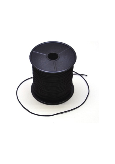 Paraşüt - Bileklik Ipi Siyah 100 Mt 0,8 Mm Yerli